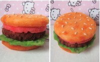 Squishy Casero De Hamburguesa realista 