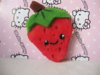 Squishy Casero De Fresita con Carita Kawaii