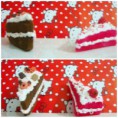 Squishy Casero Porcion de tarta Charms