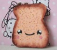 Squishy Casero Tostada Kawaii (Cuelga movil )